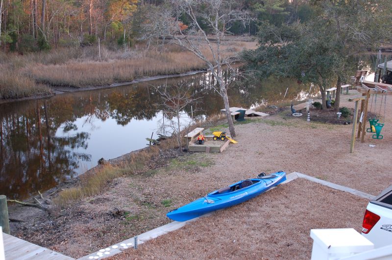 Waiting for the water to warm