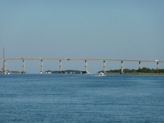 Closeup Emerald Isle Bridge